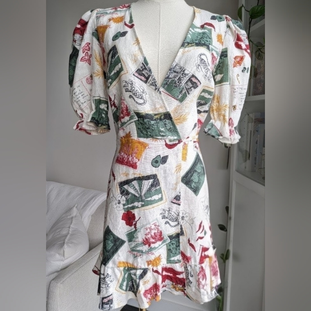 Reformation Carmelo Wrap Dress Vacaciones